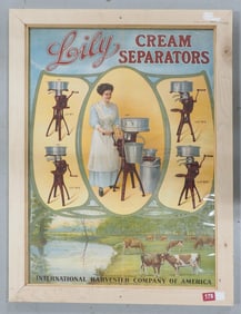 Lily Cream Separators lithograph