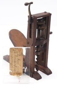 Salesman sample boring/mortising machine