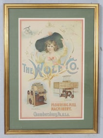The Wolf Co. Flouring Mill Machinery lithograph