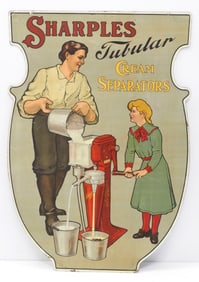 Sharples Tubular Cream Separators sign