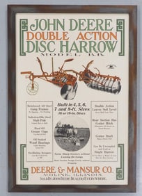 John Deere Double Action Disc Harrow lithograph