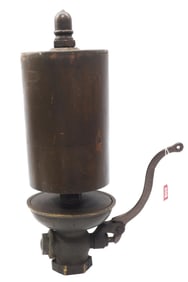 Large brass 1-chime Powell's steam whistle
