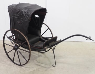 Pull-type child's carriage