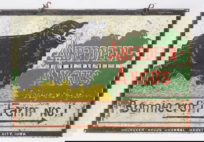 Aberdeen-Angus farm sign