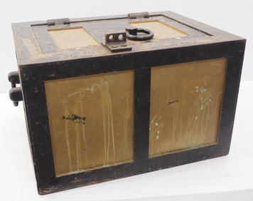 Cast iron strong box