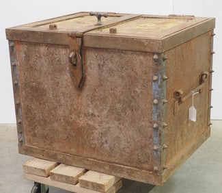 Cast iron strong box