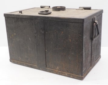 Cast iron combination safe strong box