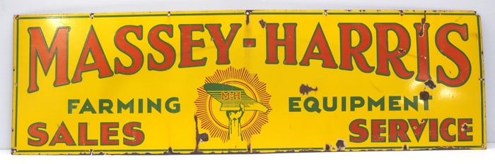Massey-Harris Sales & Service sign