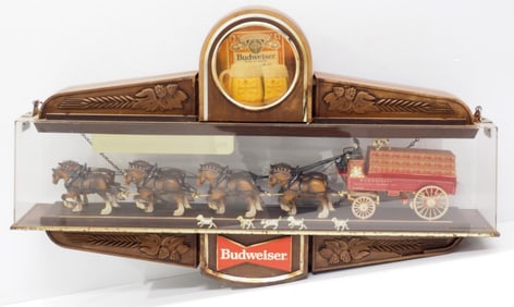 Budweiser Clydesdale Team hitch display