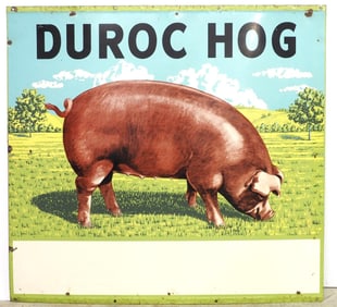Duroc Hog sign