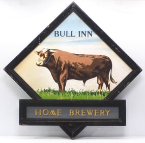 Bull Inn, Home Brewery sign