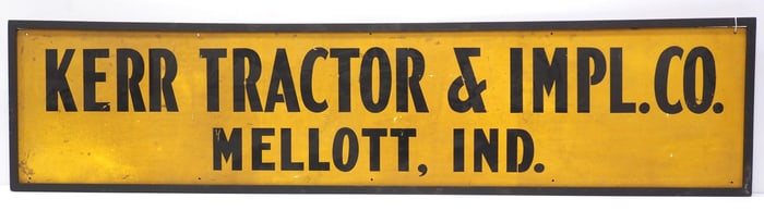 Kerr Tractor & Impl Co. sign