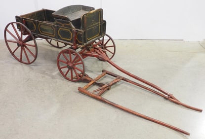 Wooden goat wagon