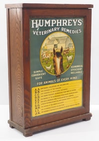 Humphrey's Veterinary Remedies vet cabinet