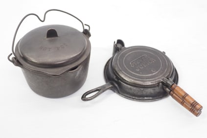 Wagner No.0 Hot Pot / Stove Junior waffle iron