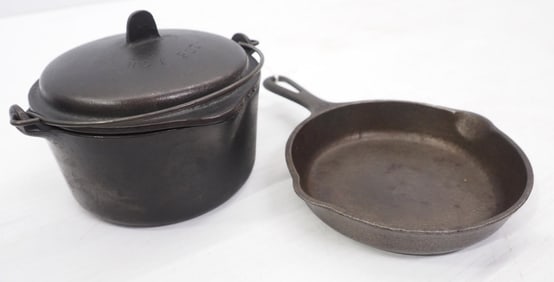 Griswold No.0 skillet / Wagner No.0 Hot Pot