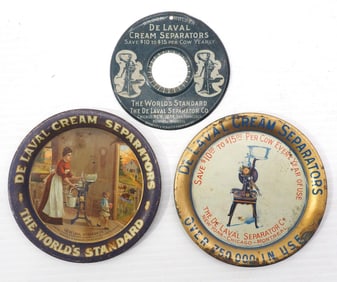 (3) DeLaval Cream Separators including 2 tip trays