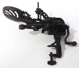 RARE table-mount cast iron cherry pitter