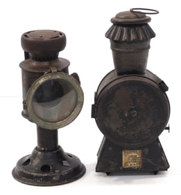 (2) Miners lamps