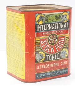 International Stock Food Tonic tin