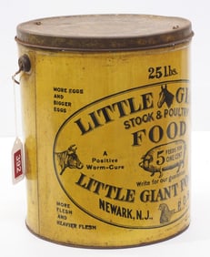 25-lb Little Giant Stock & Poultry Food tin bucket