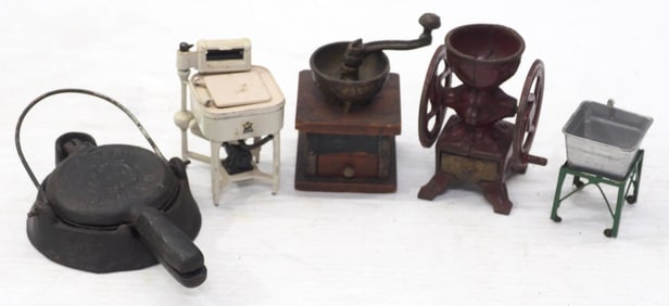 (5) Miniature household items