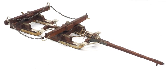 Salesman sample double sled