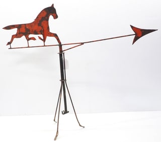 Weathervane arrow with horse