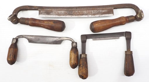 (2) Small draw knives / folding draw knife