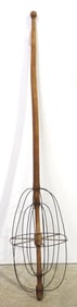 Long handled wire cottage cheese stirrer