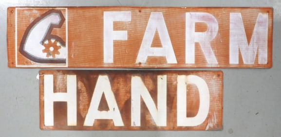 Farm Hand 2-pc sign