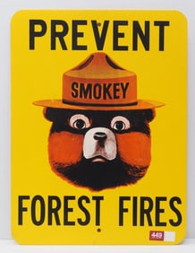 Smokey Bear "Prevent Forest Fires" sign