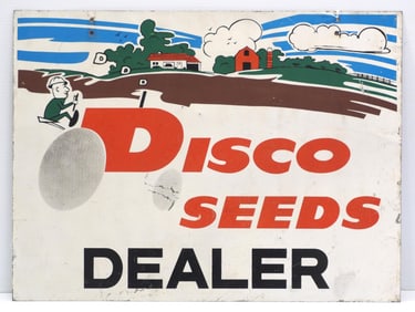 Disco Seeds Dealer sign