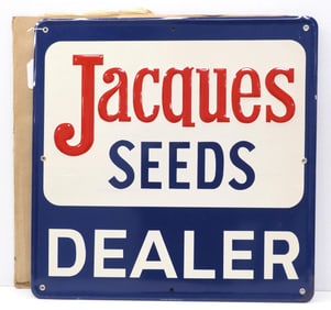 NOS Jacques Seeds Dealer sign