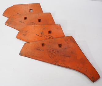 (4) NOS Moore Plows plow shares