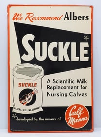 Suckle Calf Manna self-framed sign