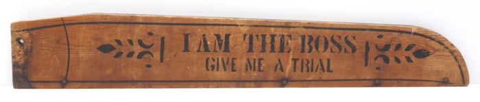 Wooden implement board