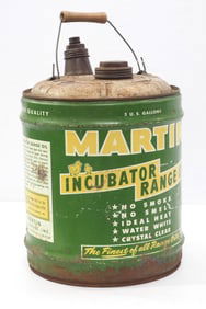 5-gallon Martin Incubator Range Oil bucket