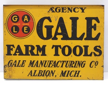 Gale Farm Tools, Agency sign