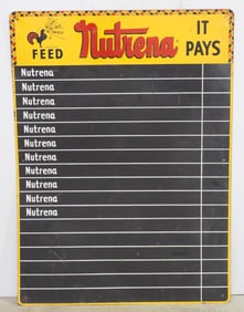 Nutrena Feed chalkboard price sign