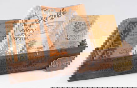 Myers catalogs, clamps, buckle & booklet