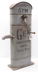 GEM tin hand-crank water pump