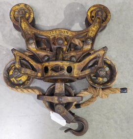 Diamond Provan's cast iron hay carrier with CDP