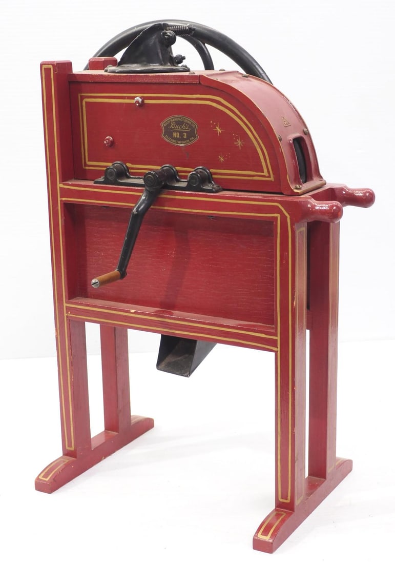 Salesman sample Buch's floor model corn sheller (1 of 3)