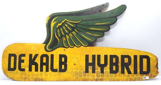 DeKalb Hybrid flying ear of corn sign