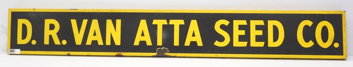 E.R. Van Atta Seed Co. sign