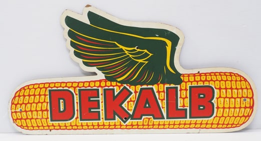 DeKalb flying ear of corn sign