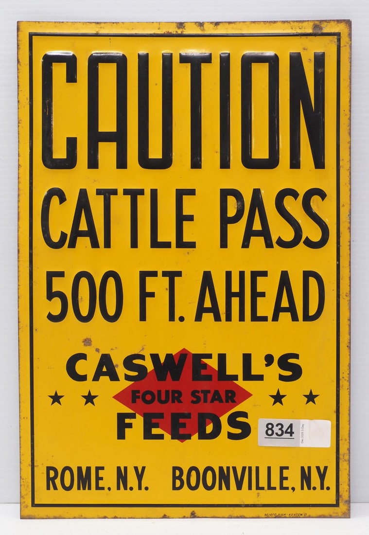 Caution Cattle Pass sign (1 of 3)