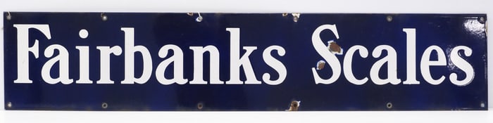 Fairbanks Scales sign