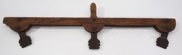 Early wood & iron fence maker